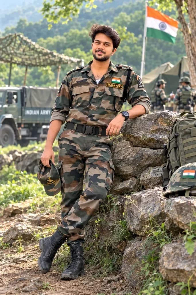 12 Indian Army Ai Prompt Free — Free AI Image Prompt output using DELL